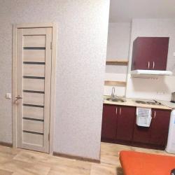 1-комнатные апартаменты студия с 1 двуспальной кроватью