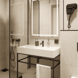 Номер стандарт улучшенный с 1 двуспальной кроватью