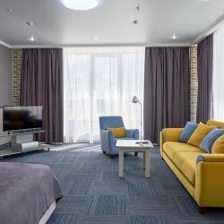 Номер люкс панорамный с 1 двуспальной кроватью