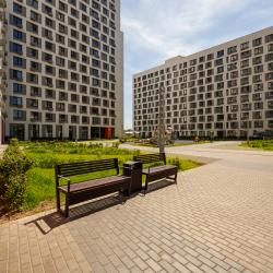 1-комнатные апартаменты студия с 1 двуспальной кроватью