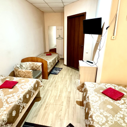 Номер стандарт эконом с 3 односпальными кроватями