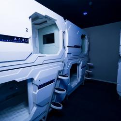 1-местная капсула в 6-местном общем женском номере (общие удобства, без окна)