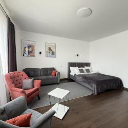 Фото Отель Большая однокомнатная квартира с видом на море