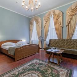 Комната комфорт с 1 двуспальной кроватью и видом на Фонтанку
