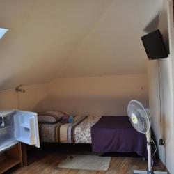 Номер эконом с 2 односпальными кроватями (общие удобства, мансарда)