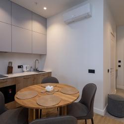 1-комнатные апартаменты студия с 1 двуспальной кроватью