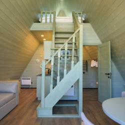 4-местный 1-комнатный коттедж премиум с 1 двуспальной кроватью