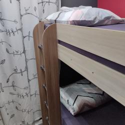 Номер эконом с 1 двухъярусной кроватью (удобства на этаже)