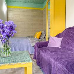 Номер семейный с 1 двуспальной кроватью Лаванда