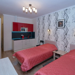 Квартира-студия, 22 м², 2 кровати