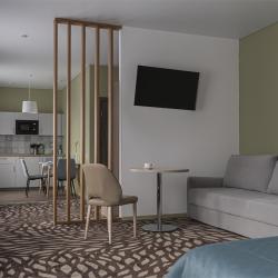 1-комнатные апартаменты улучшенные с 1 двуспальной кроватью