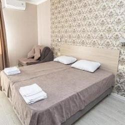 Комната стандарт с 1 двуспальной кроватью и диваном