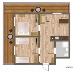 Апартамент с балконом