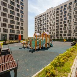 1-комнатные апартаменты студия с 1 двуспальной кроватью