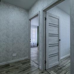 Апартаменты улучшенные Автомобильная, 8 с 1 двуспальной кроватью