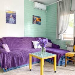 Номер семейный с 1 двуспальной кроватью Лаванда