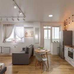 1-комнатные апартаменты студия