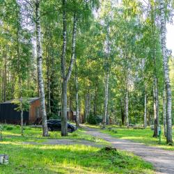 Дом с видом на лес гостиная со спальней 36м2