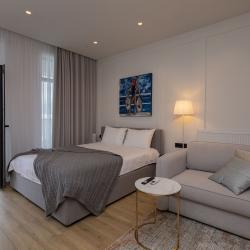 1-комнатные апартаменты студия с 1 двуспальной кроватью