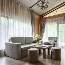 Фото Отель Охта Парк коттеджи