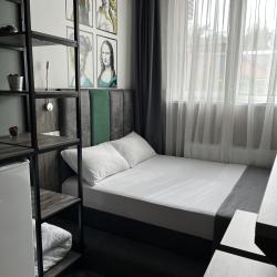 Апартаменты с двуспальной кроватью и кухней