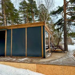 Домик с панорамным видом на озеро №6