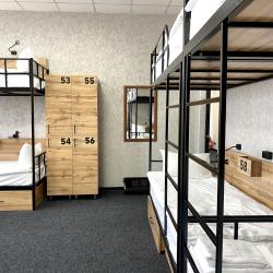 Кровать в 10-местном общем номере