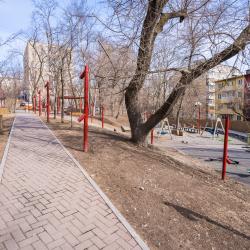 Фото Отель Уютная двухкомнатная квартира в районе Первой речки!