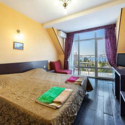 Номер стандарт с 1 двуспальной кроватью и видом на море