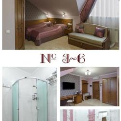 Номер стандарт с 2 односпальными кроватями №3-4 (с завтраком)