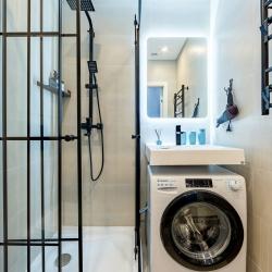Апартаменты студия с 1 двуспальной кроватью