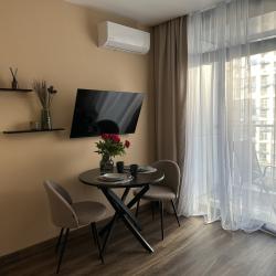 1-комнатные апартаменты студия 169 с 1 двуспальной кроватью