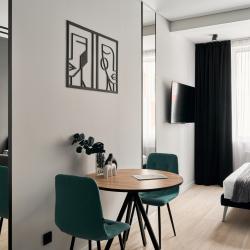 1-комнатные апартаменты студия ул. Берзарина 30А Green