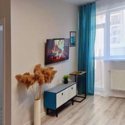 Фото Отель Уютная квартира в новом ЖК рядом с Немецкой деревней, Экспоград Юг