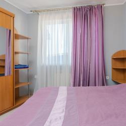 Улучшенные апартаменты с 2 спальнями и балконом с видом на море и город