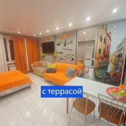 1-комнатные апартаменты студия Улучшенная студия с террасой а