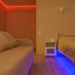 Апартаменты студия Right Room на Пухова д.56 вид на город