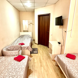 Номер стандарт эконом с 3 односпальными кроватями