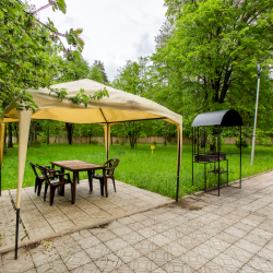 Одноэтажный дом с камином