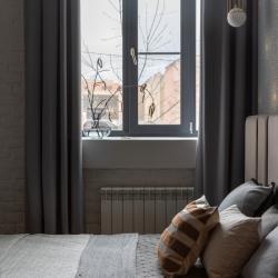 Апартаменты №112 с кухней, с видом и выходом на набережную реки Фонтанка
