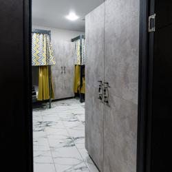 Кровать в мужском номере с 4 двухъярусными кроватями (удобства на этаже)(без окна)