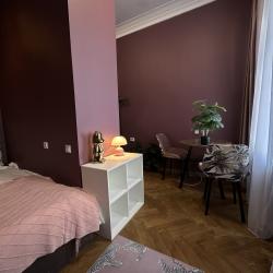 1-комнатные апартаменты студия с 1 двуспальной кроватью