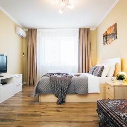 Фото Отель UzorApart Просторная евродвушка у пляжа Алексино с видом на закат