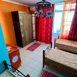 Кровать в 4-местном общем номере Ганди