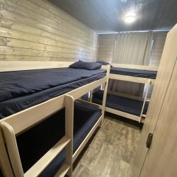 Кровать в общем номере с 2 двухъярусными кроватями (общие удобства)