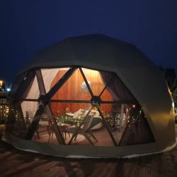 Коттедж стандарт 1 двуспальной кроватью Геокупол