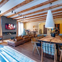 Премиальное шале с сауной и бассейном для 14 гостей