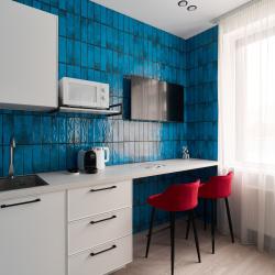 1-комнатные апартаменты студия ул. Берзарина 30А Blue