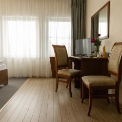 Номер стандарт с 2 односпальными кроватями и видом на реку