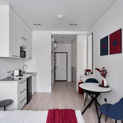 Апартаменты студия ул. Берзарина 30А Bordo